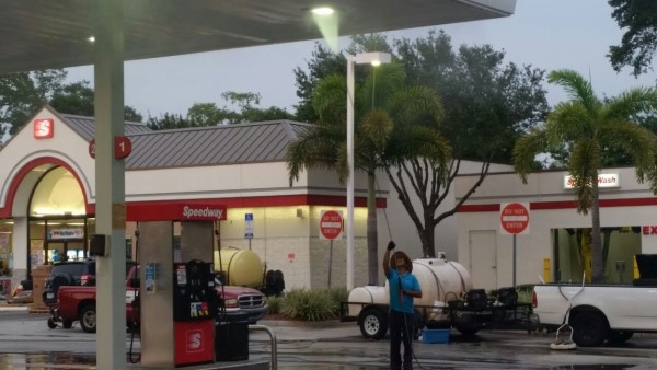 DPI Pressure Washing & Window Cleaning Commercial gas station cleaning