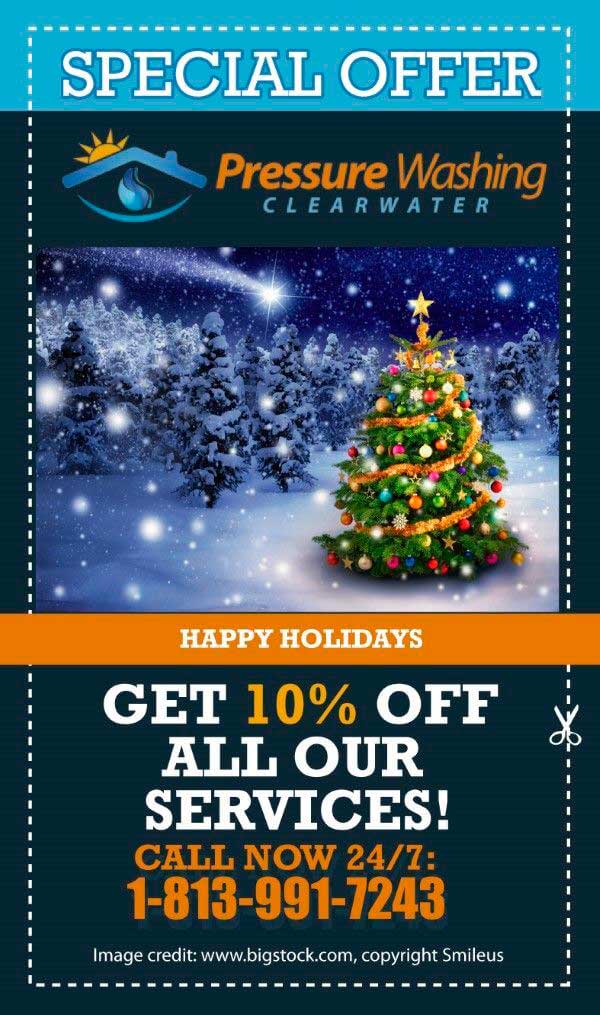 Christmas offer 2017 from DPI pressure washing