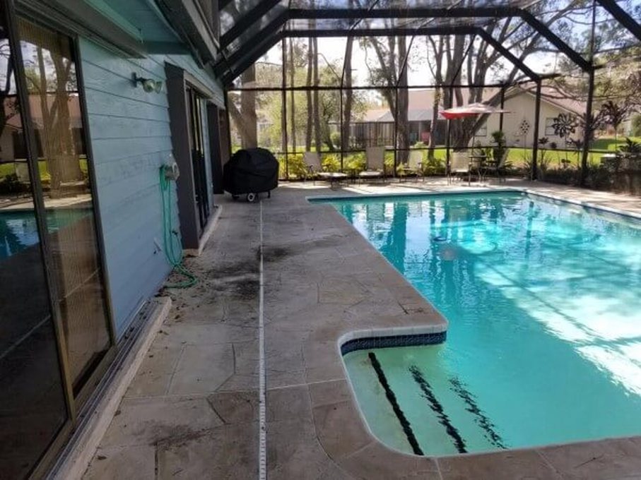 Pool-patio cleaning by DPI Pressure Washing