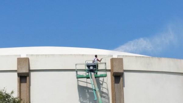 DPI cleaning pinellas county water tank