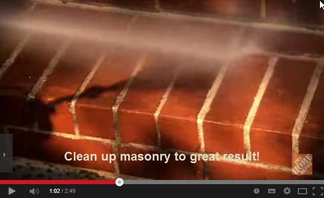 pressure washing masonry