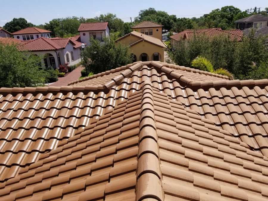 cleaned tile roof by DPI Pressure Washing