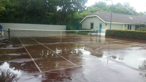 Tennis court Tommy Ling Safety Harbor before