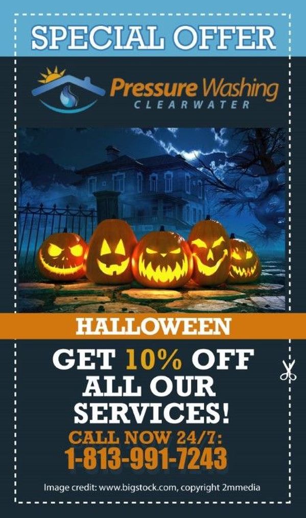 halloween special offer discount on all services