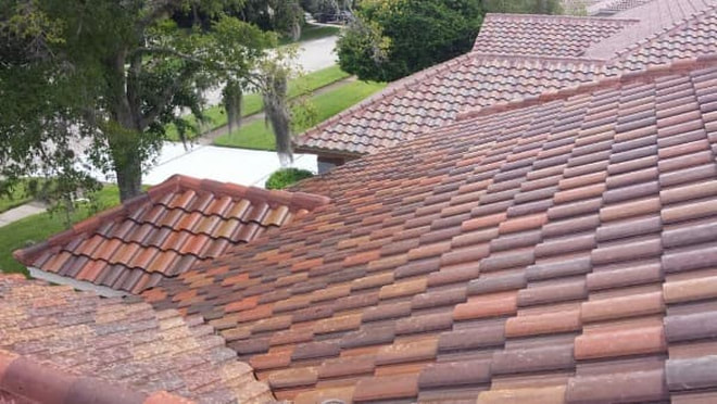 DPI Pressure Washing concrete tile roof cleaning