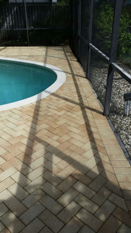 DPI pressure washing decks and patio cleaning